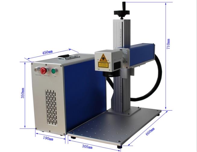 30w split laser marking machine for metal industry metal engraving machine with high quality