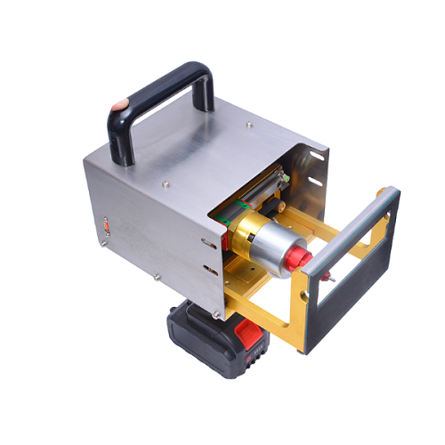 Customized PLCdocking lithium battery handheld dot peen marking machine for metal for nameplate