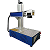 Desktop integrated  ERP docking laser Marking machine for hard plastic